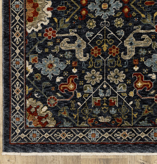 Oriental Weavers Aberdeen 006B1 Blue/Multi Area Rug Corner Image