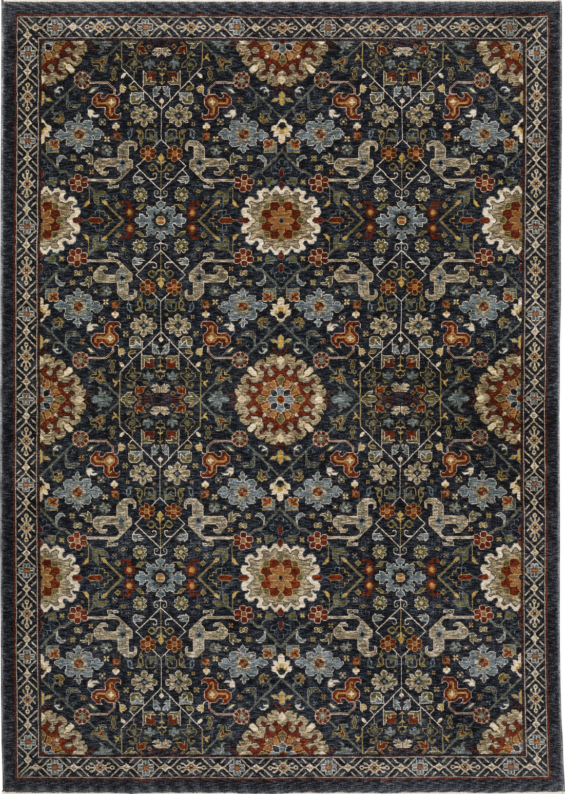 Oriental Weavers Aberdeen 006B1 Blue/Multi Area Rug main image