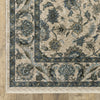 Oriental Weavers ABERDEEN 070I1 Beige/ Blue Area Rug Corner Image