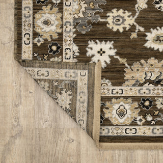 Oriental Weavers Acacia ACA01 Brown/ Tan Area Rug Backing Image