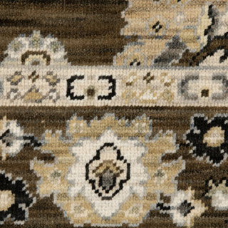 Oriental Weavers Acacia ACA01 Brown/ Tan Area Rug Close-up Image