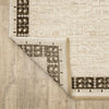 Oriental Weavers Acacia ACA02 Beige/ Brown Area Rug Backing Image