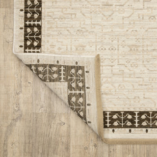 Oriental Weavers Acacia ACA02 Beige/ Brown Area Rug Backing Image