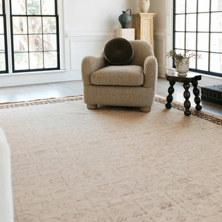 Oriental Weavers Acacia ACA02 Beige/ Brown Area Rug Lifestyle Image Feature
