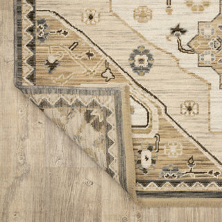 Oriental Weavers Acacia ACA03 Tan/ Grey Area Rug Backing Image