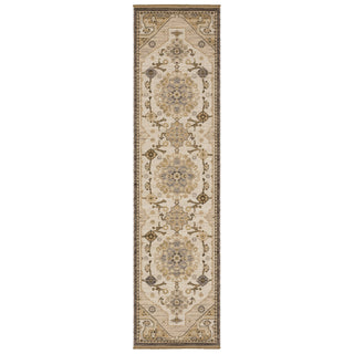 Oriental Weavers Acacia ACA03 Tan/ Grey Area Rug Runner Image