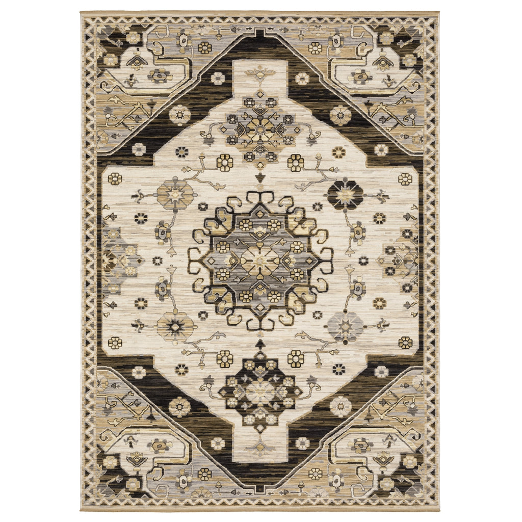 Oriental Weavers Acacia ACA04 Brown/ Grey Area Rug main image