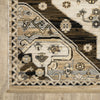 Oriental Weavers Acacia ACA04 Brown/ Grey Area Rug Corner Image
