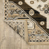 Oriental Weavers Acacia ACA04 Brown/ Grey Area Rug Backing Image