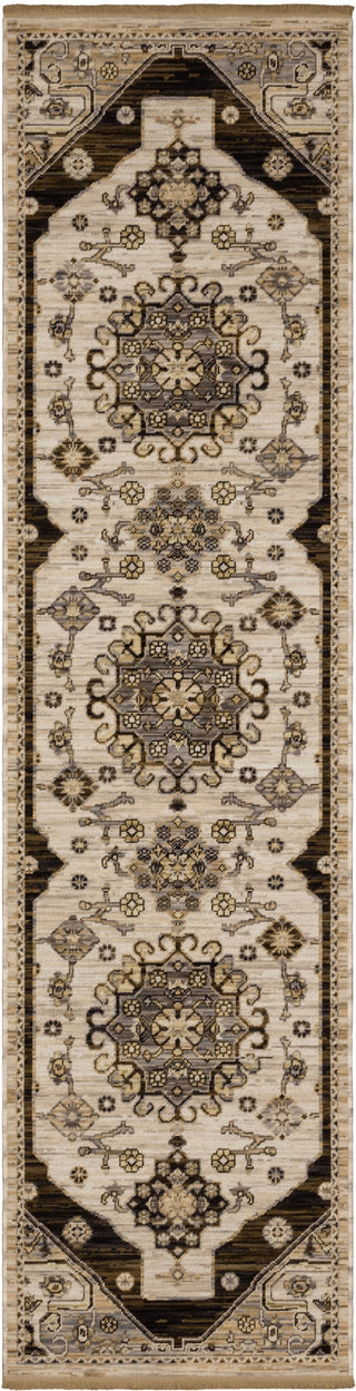 Oriental Weavers Acacia ACA04 Brown/ Grey Area Rug Runner Image