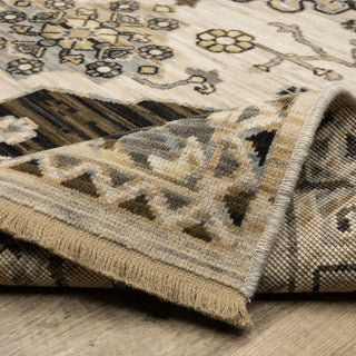 Oriental Weavers Acacia ACA04 Brown/ Grey Area Rug Backing Image