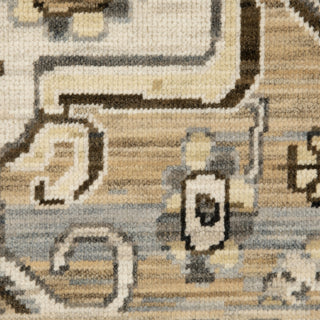 Oriental Weavers Acacia ACA04 Brown/ Grey Area Rug Close-up Image