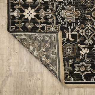 Oriental Weavers Acacia ACA05 Black/ Tan Area Rug Backing Image