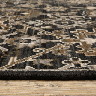 Oriental Weavers Acacia ACA05 Black/ Tan Area Rug Pile Image