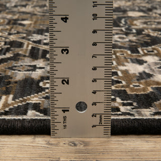 Oriental Weavers Acacia ACA05 Black/ Tan Area Rug Pile Image
