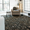 Oriental Weavers Acacia ACA05 Black/ Tan Area Rug Lifestyle Image Feature