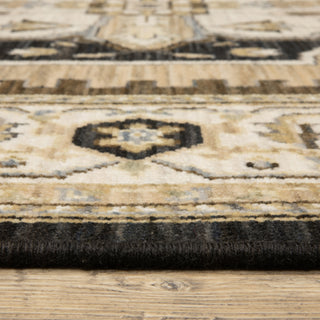 Oriental Weavers Acacia ACA08 Tan/ Black Area Rug Pile Image