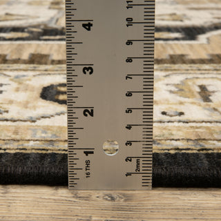 Oriental Weavers Acacia ACA08 Tan/ Black Area Rug Pile Image