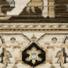 Oriental Weavers Acacia ACA08 Tan/ Black Area Rug Close-up Image