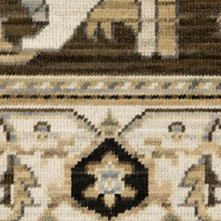 Oriental Weavers Acacia ACA08 Tan/ Black Area Rug Close-up Image