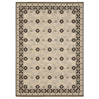 Oriental Weavers Acacia ACA09 Beige/ Black Area Rug main image