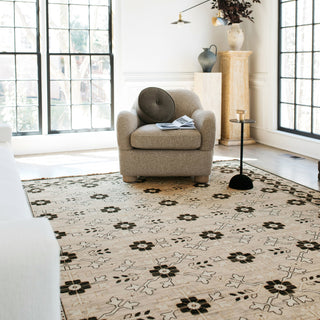 Oriental Weavers Acacia ACA09 Beige/ Black Area Rug Lifestyle Image Feature