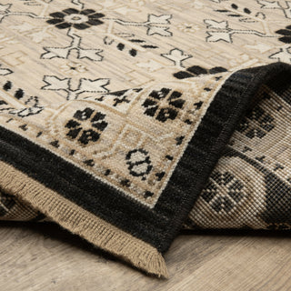 Oriental Weavers Acacia ACA09 Beige/ Black Area Rug Backing Image