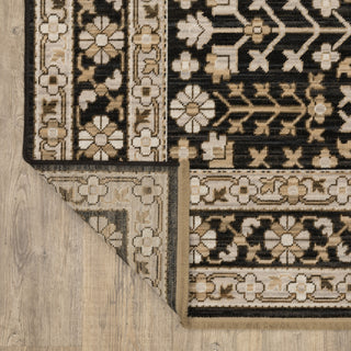 Oriental Weavers Acacia ACA10 Black/ Beige Area Rug Backing Image