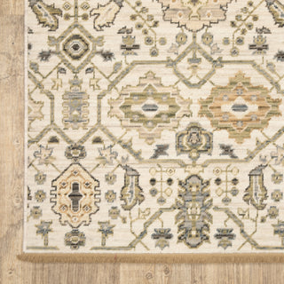 Oriental Weavers Acacia ACA11 Beige/ Tan Area Rug Corner Image