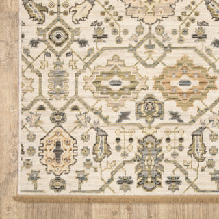 Oriental Weavers Acacia ACA11 Beige/ Tan Area Rug Corner Image