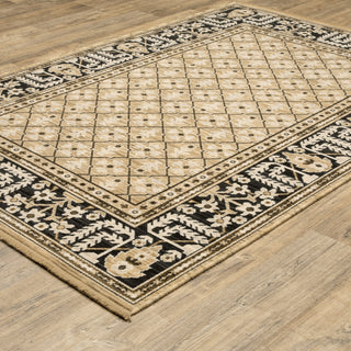 Oriental Weavers Acacia ACA12 Tan/ Black Area Rug Alternate Image