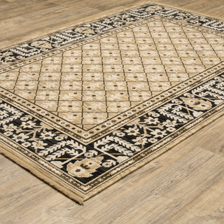 Oriental Weavers Acacia ACA12 Tan/ Black Area Rug Alternate Image
