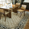Oriental Weavers Acacia ACA12 Tan/ Black Area Rug Lifestyle Image Feature