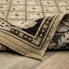 Oriental Weavers Acacia ACA12 Tan/ Black Area Rug Backing Image