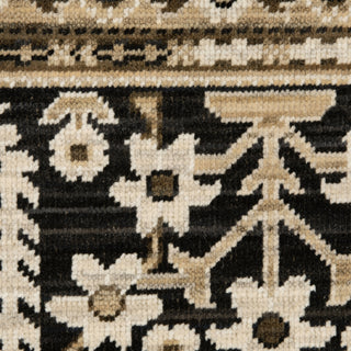 Oriental Weavers Acacia ACA12 Tan/ Black Area Rug Close-up Image
