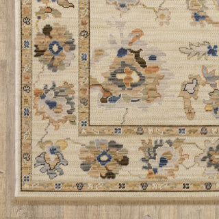 Oriental Weavers Acacia ACA13 Beige/ Tan Area Rug Corner Image
