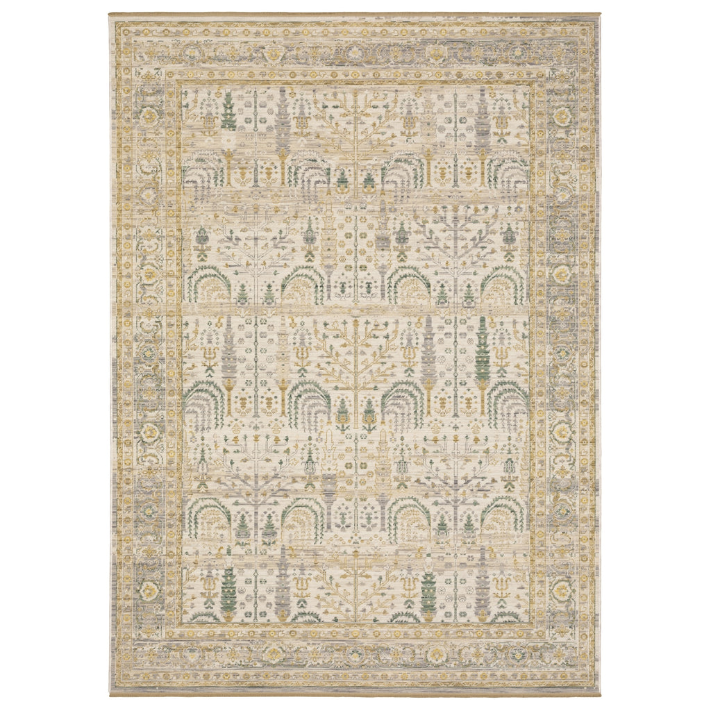 Oriental Weavers Acacia ACA14 Beige/ Green Area Rug main image