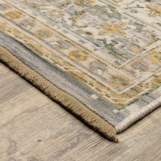 Oriental Weavers Acacia ACA14 Beige/ Green Area Rug Corner Image