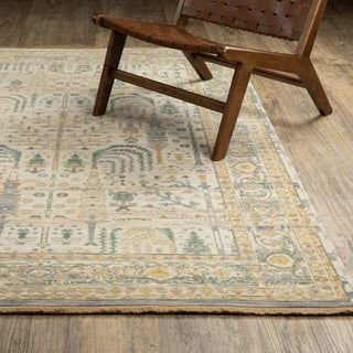 Oriental Weavers Acacia ACA14 Beige/ Green Area Rug Lifestyle Image Feature