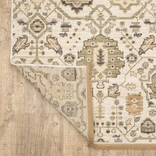 Oriental Weavers Acacia ACA16 Ivory / Gold Area Rug Backing Image