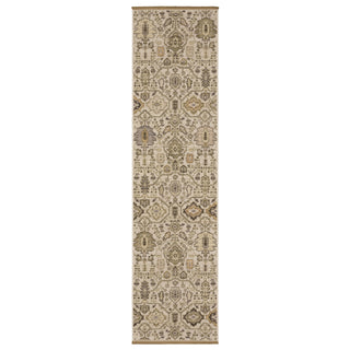 Oriental Weavers Acacia ACA16 Ivory / Gold Area Rug Runner Image
