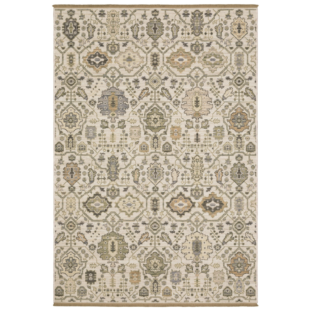 Oriental Weavers Acacia ACA16 Ivory / Gold Area Rug main image