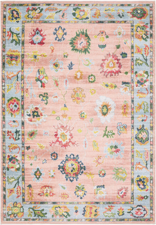 Oriental Weavers Addison ADD01 Pink/ Blue Machine Washable Area Rug by PRINTS Main Image