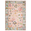 Oriental Weavers Addison ADD01 Pink/ Blue Machine Washable Area Rug by PRINTS Close-up Image