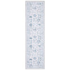 Oriental Weavers Addison ADD02 Ivory/ Blue Machine Washable Area Rug by PRINTS Runner Image