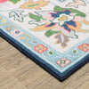 Oriental Weavers Addison ADD03 Blue/ Multi Machine Washable Area Rug by PRINTS Corner Image