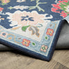 Oriental Weavers Addison ADD03 Blue/ Multi Machine Washable Area Rug by PRINTS Backing Image