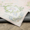 Oriental Weavers Addison ADD04 Pink/ Green Machine Washable Area Rug by PRINTS Backing Image