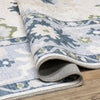 Oriental Weavers Addison ADD05 Blue/ Green Machine Washable Area Rug by PRINTS Close-up Image