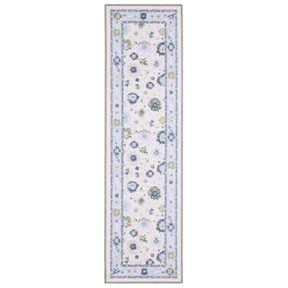 Oriental Weavers Addison ADD05 Blue/ Green Machine Washable Area Rug by PRINTS Runner Image
